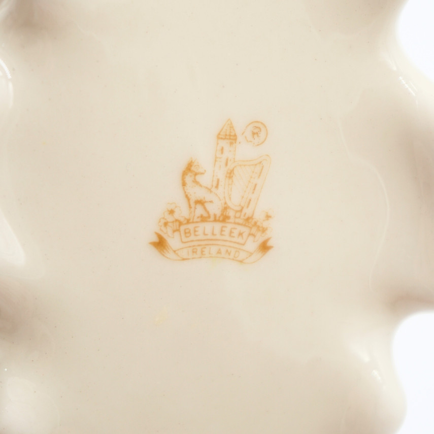 Belleek Ireland Lily of the Valley Trinket Dish