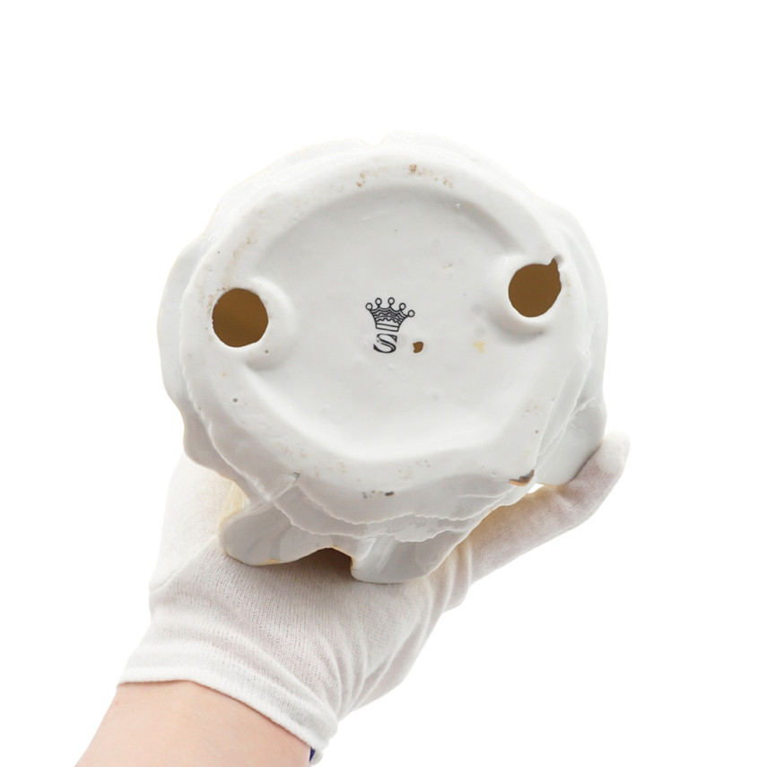 Carl Scheidig Lady Holding an Umbrella Figurine