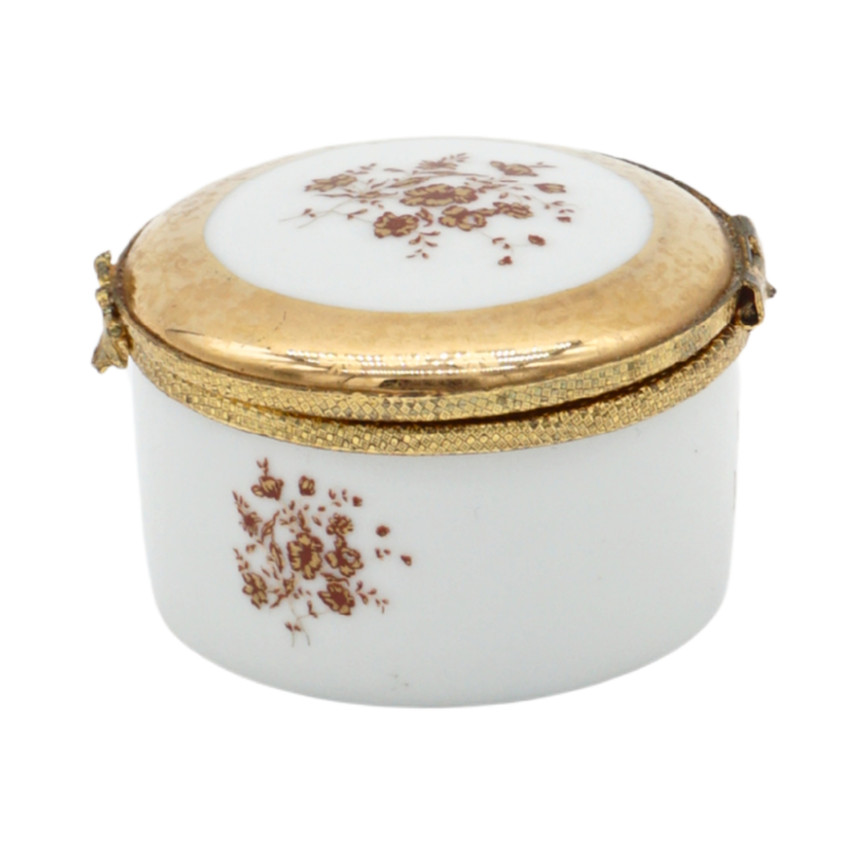 Limoges Castel Porcelain Trinket Box