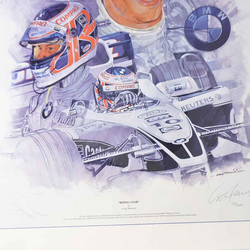 Limited Edition Print, Jenson Button's BMW Williams F1 Debut, 1781000, Unframed