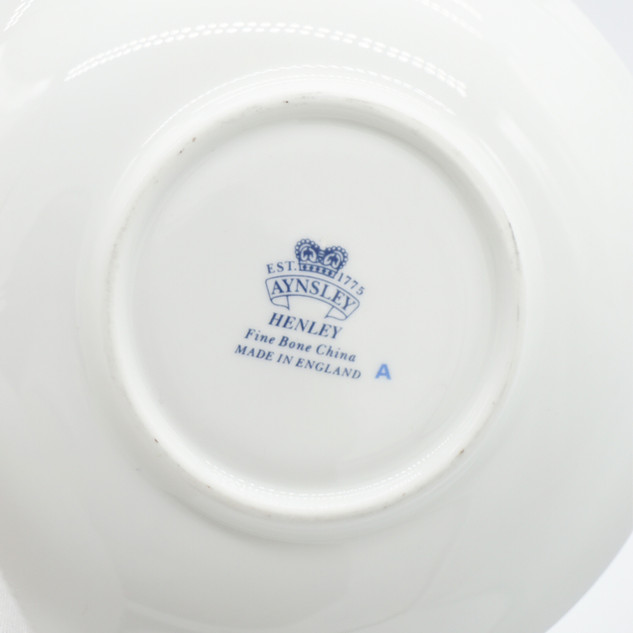 Aynsley Henley Bone China Teacup And Saucer Set