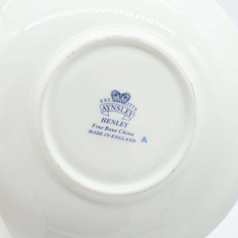 Aynsley Henley Bone China Teacup And Saucer Set