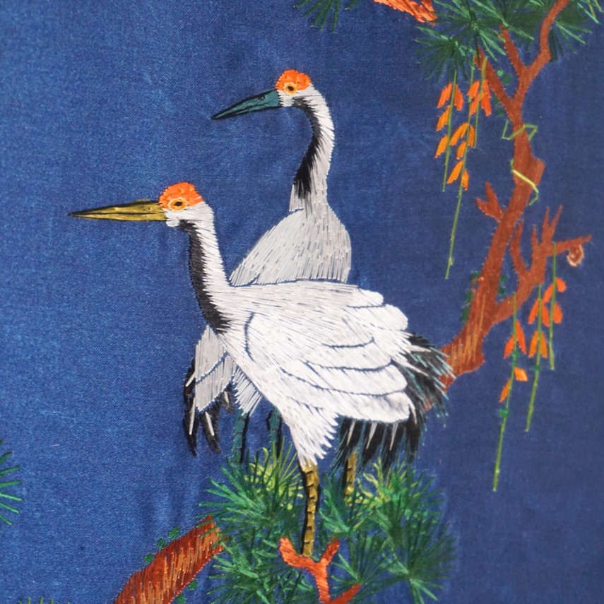 Vintage Chinese Silk Embroidery Picture