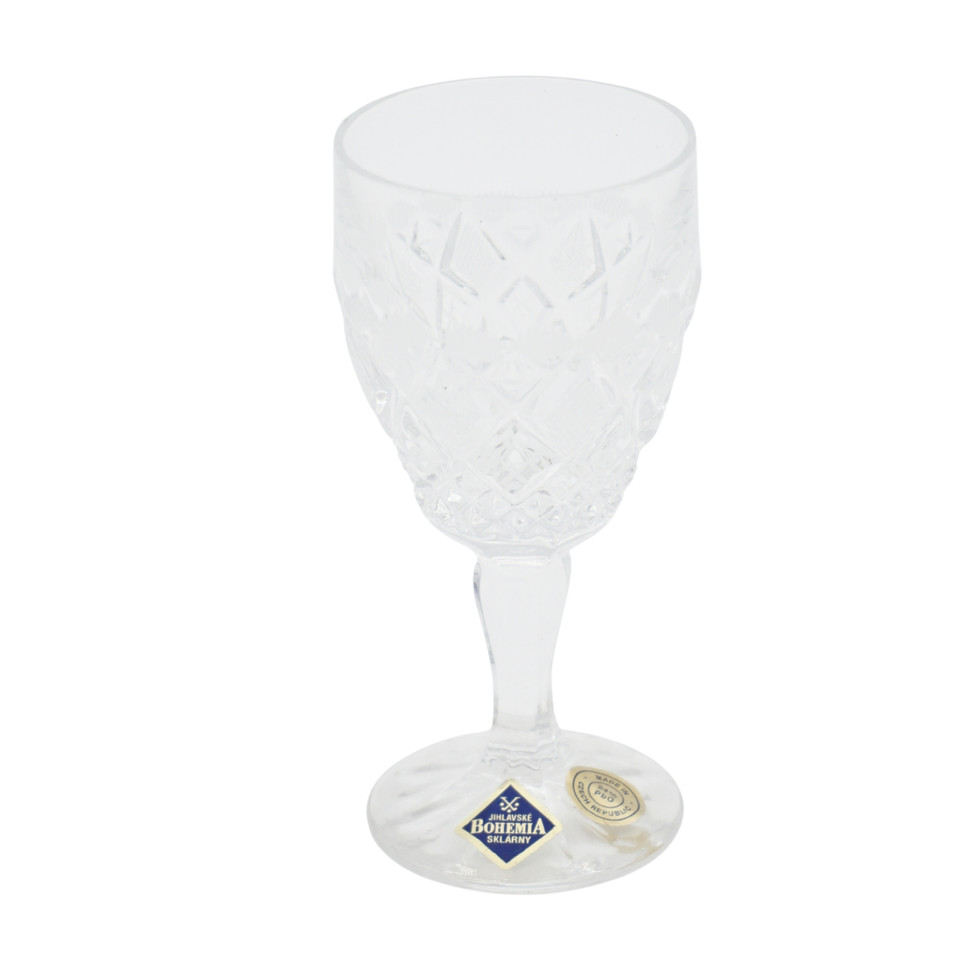 Jihlavské Bohemia Sklárny Crystal Liqueur Glass