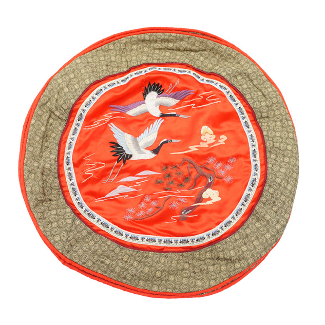 Chinese Embroidered Round Pillow Cases
