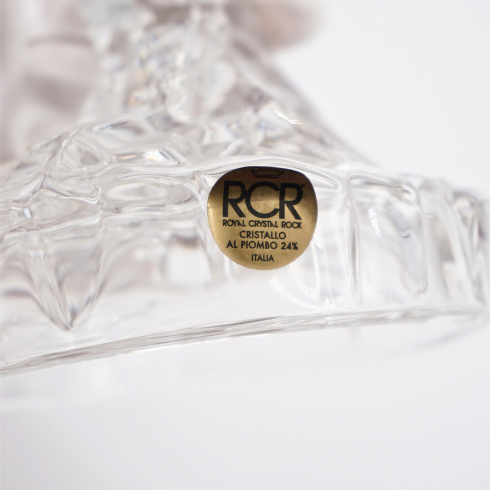 Vintage RCR Lead Crystal Stallion Horse Figurine