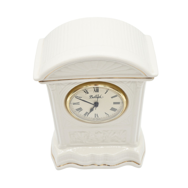 Belleek Millennium Cherub Mantel Clock