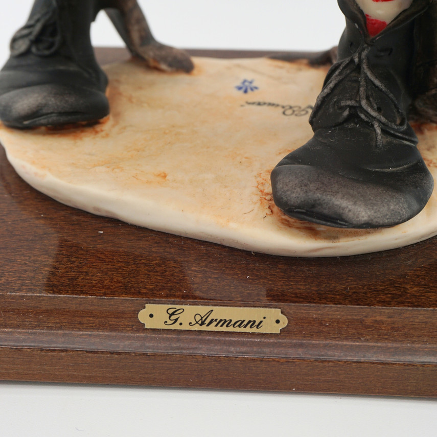 Capodimonte by Giuseppe Armani Musical Clown Figurine, 1987