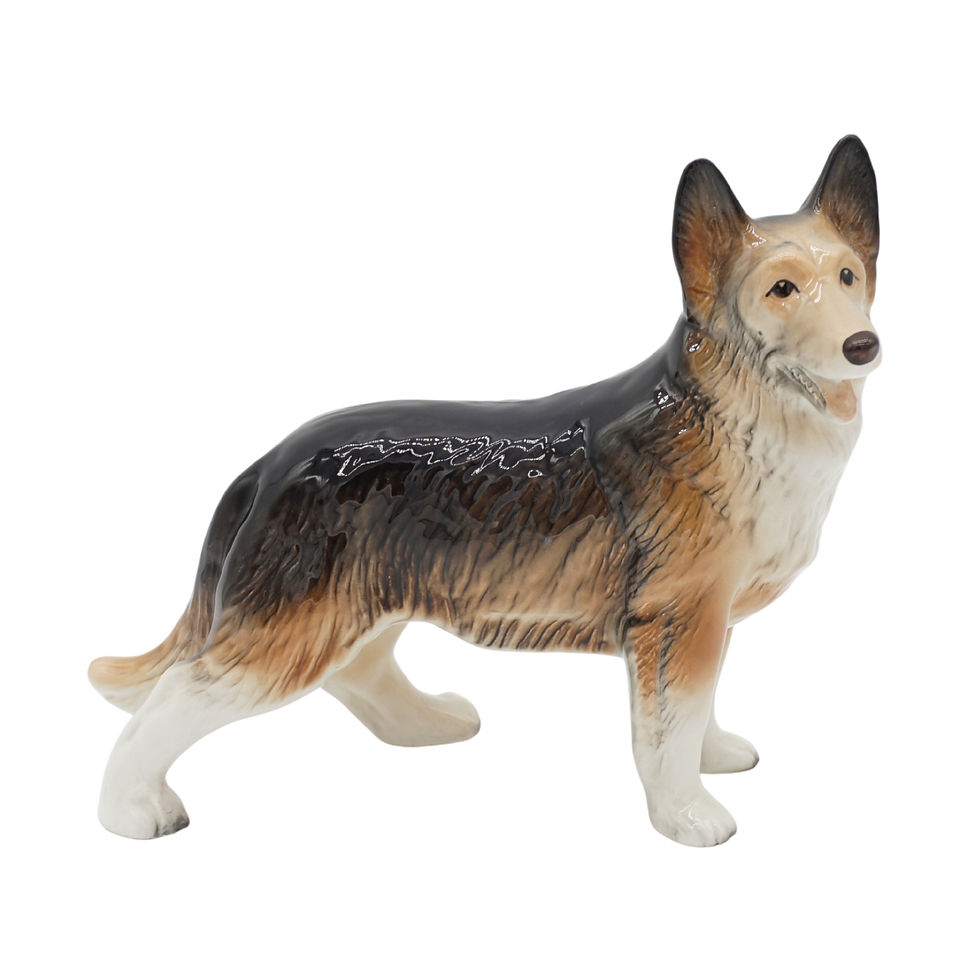 Melba Ware Alsatian German Shepherd Dog Figurine
