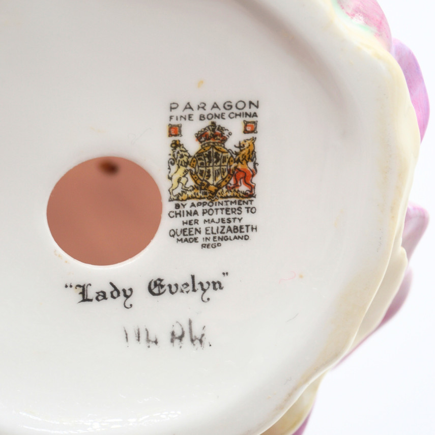 Vintage Paragon Lady Evelyn Bone China Figurine
