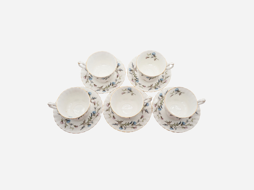 Royal Albert Brigadoon Bone China Tea Cup And Saucer Set