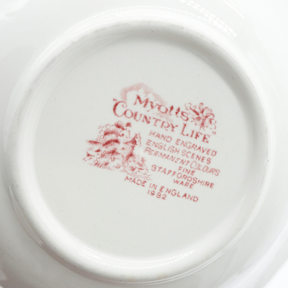 Myott Staffordshire Country Life Soup Bowl