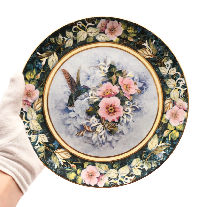 Royal Doulton Hummingbird Limited Edition Plates, Set of Four