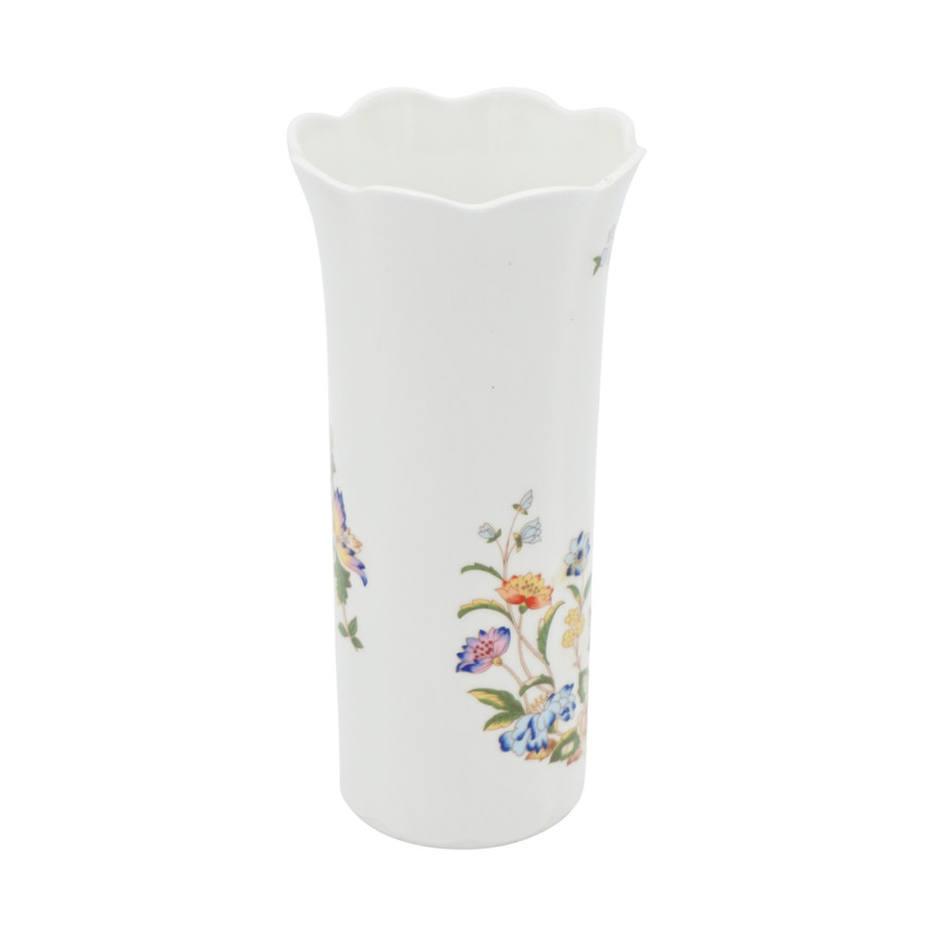 Aynsley Cottage Garden Bone China Butterfly Flower Vase