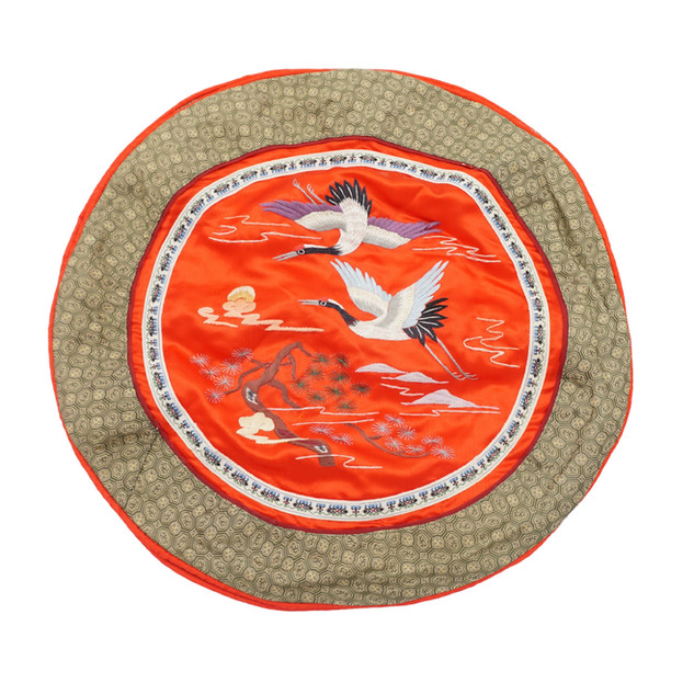 Chinese Embroidered Round Pillow Cases