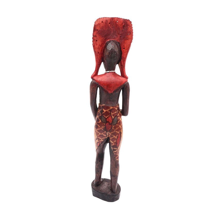 Hand Carved Vintage African Tribal Wooden Figurine