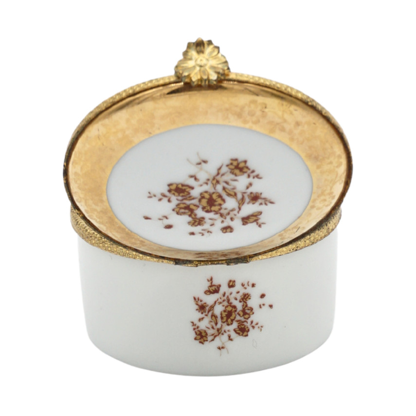 Limoges Castel Porcelain Trinket Box