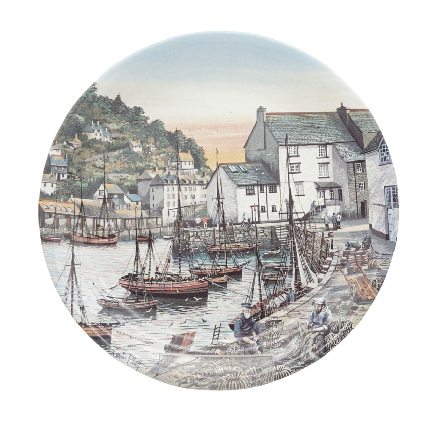 Poole Pottery Famous Fishing Harbours By Kevin Platt
