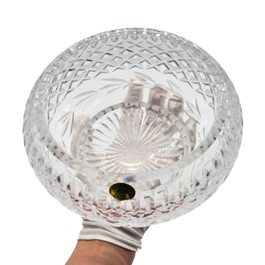 Vintage Tyrone Crystal Cut Lead Glass Bowl, Ireland