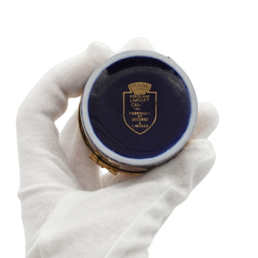 Limoges Castel Porcelain Trinket Box