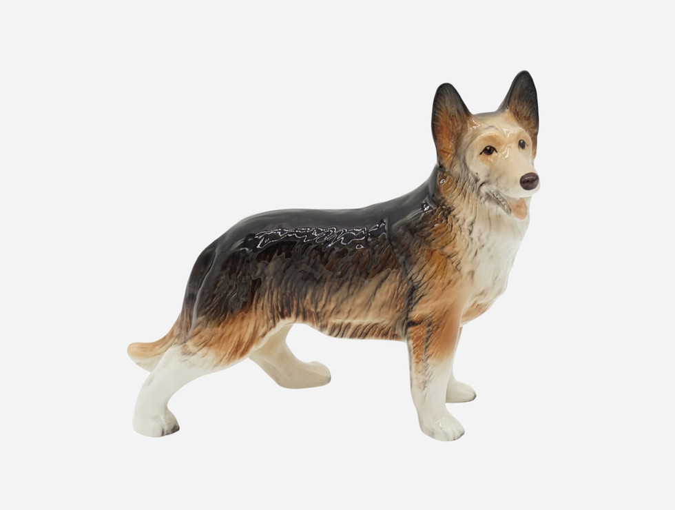 Melba Ware Alsatian German Shepherd Dog Figurine