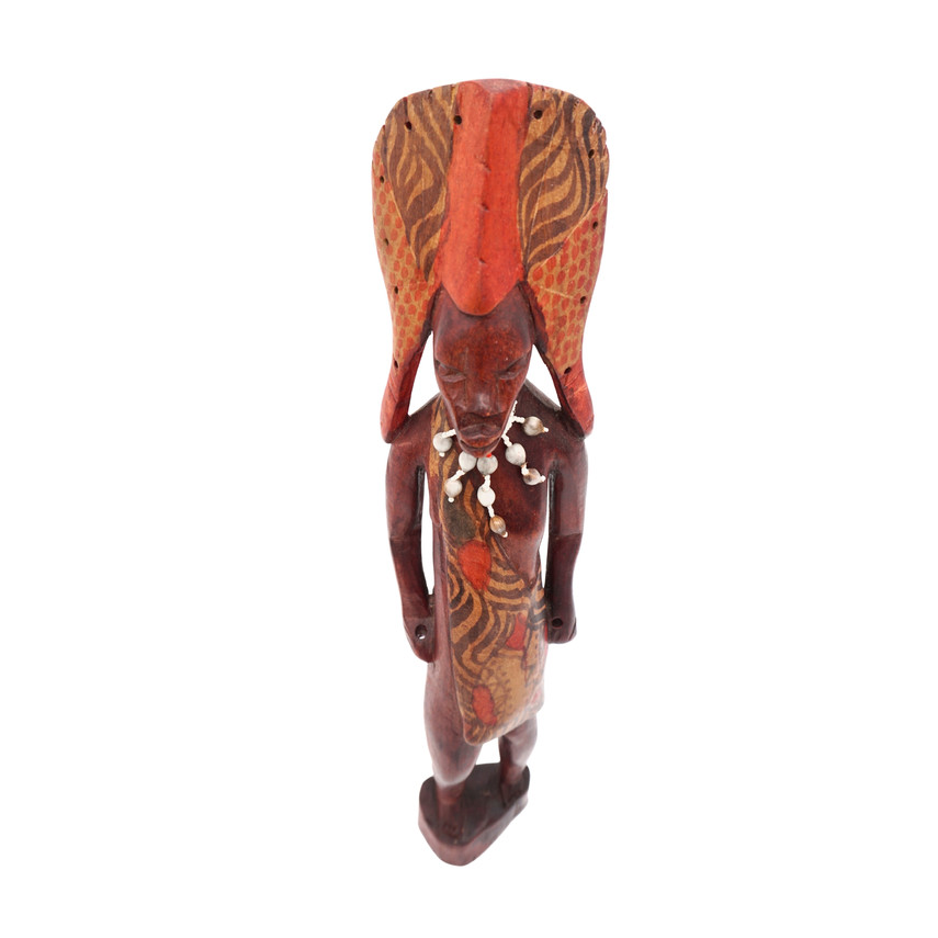 Hand Carved African Maasai Style Wooden Figurine