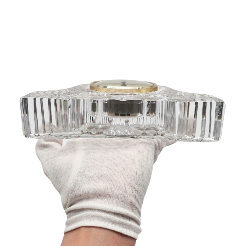 Vintage Galway Irish Crystal Quartz Mantel Clock