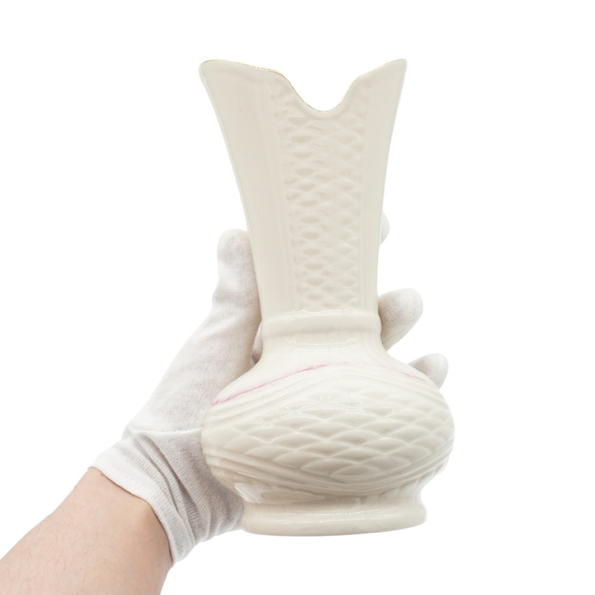 Donegal Parian China Ivory and Soft Pink Vase