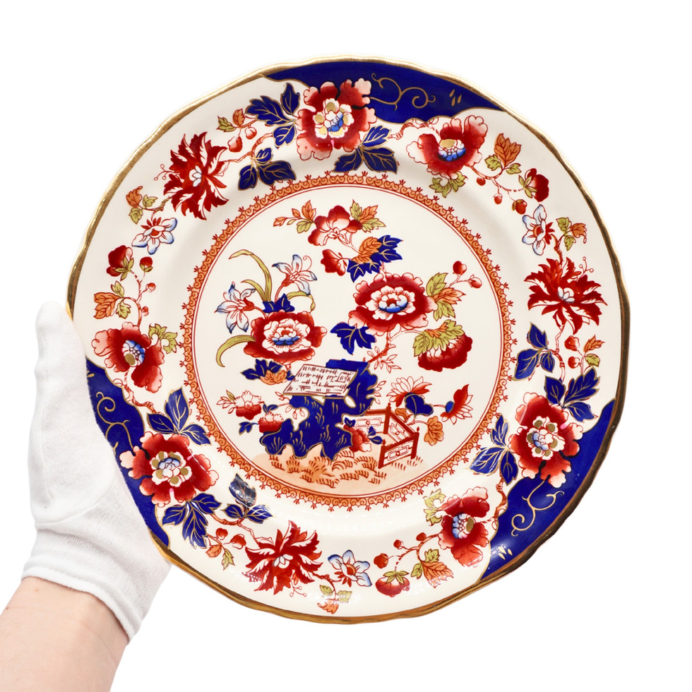 Mason's Ironstone Bible Pattern Limited Edition Cabinet Plate