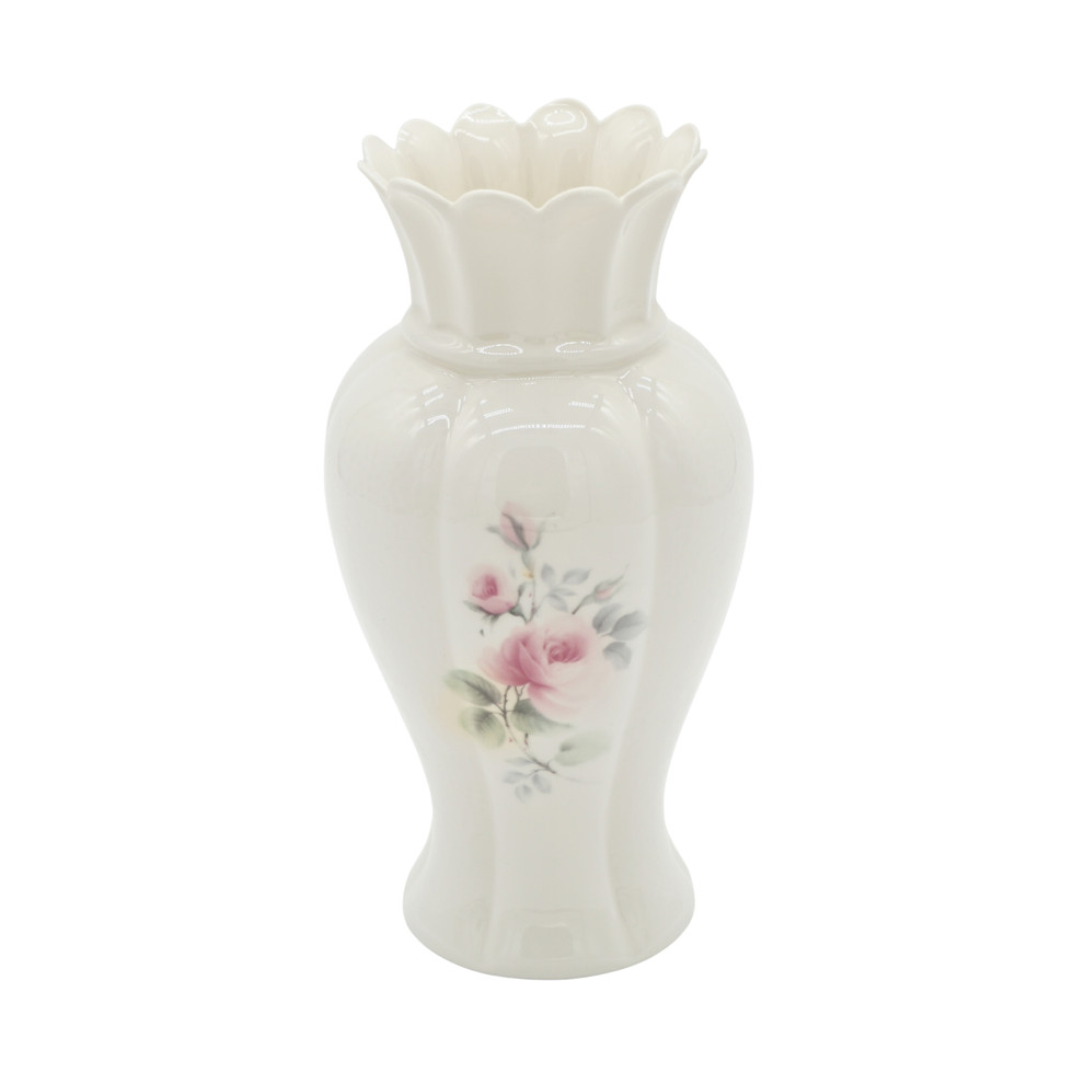 Donegal Parian Irish Rose Lifford Floral Vase
