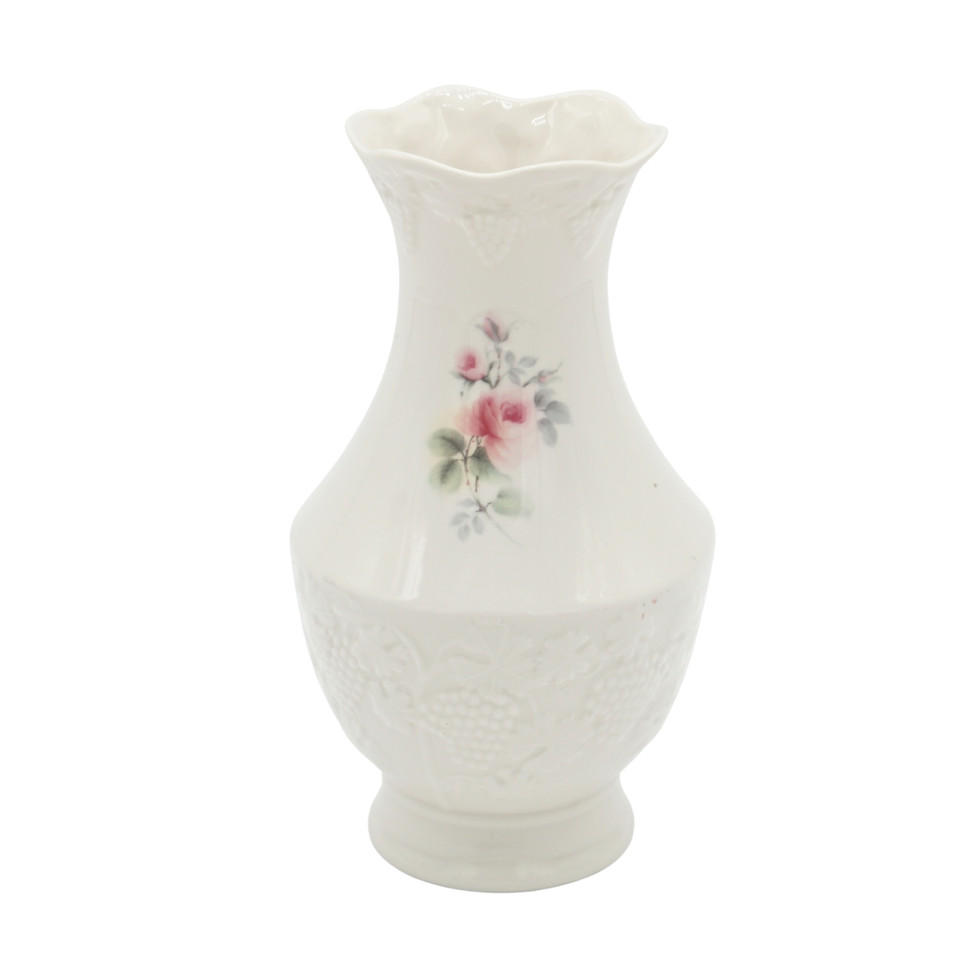 Donegal Irish Parian China Ruby Wedding Anniversary Vase