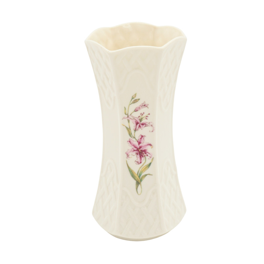 Belleek Country Trellis Bone China Vase