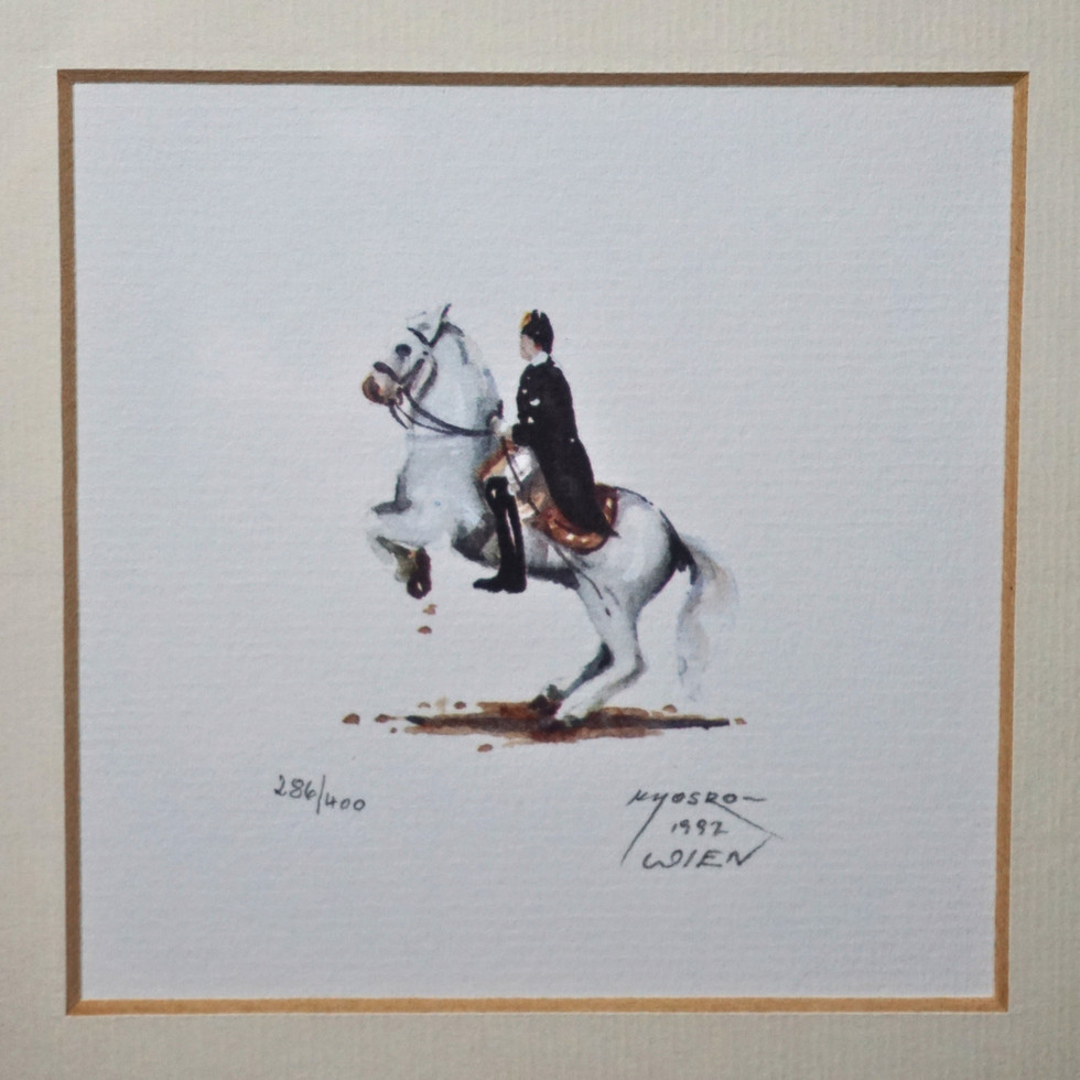Limited Edition Print by Khosrow Salehi of Spanish Riding School in Vienna