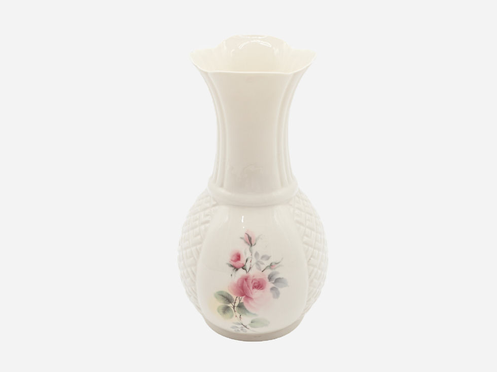 Vintage Donegal Parian China Irish Rose Vase
