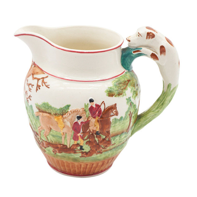 Wedgwood Etruria D'ye Ken John Peel Hunting Scene Pitcher
