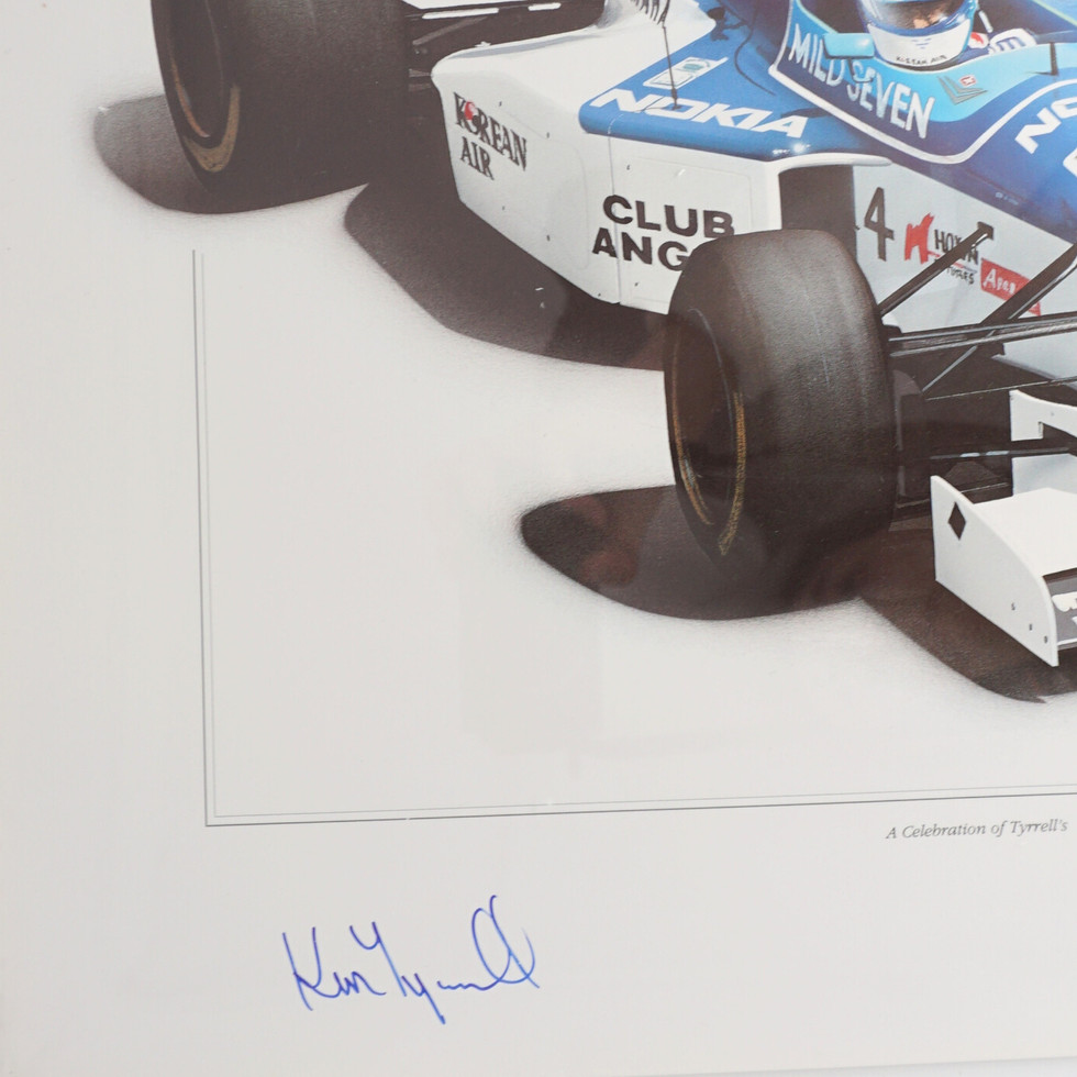 Limited Edition Print, Celebrating Tyrrell Formula 1 Cars, 145/500, Unframed
