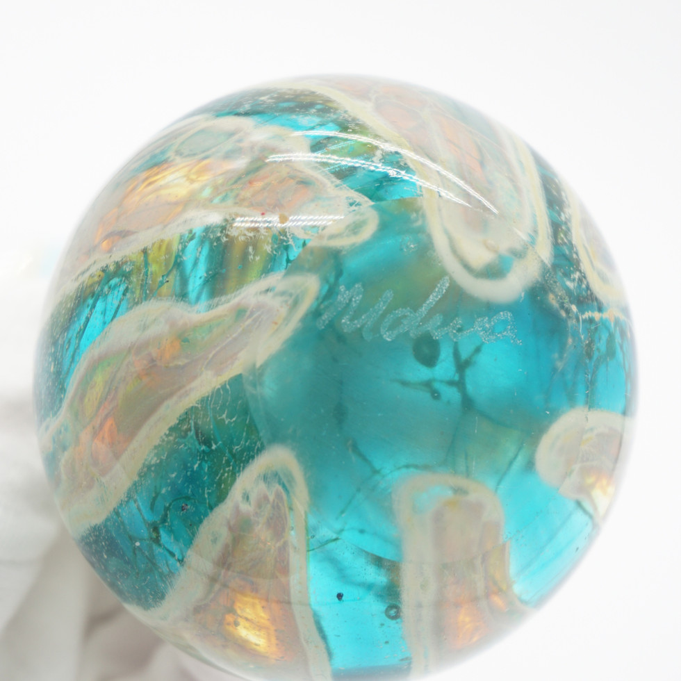 Mdina Signed Art Glass Bud Vase