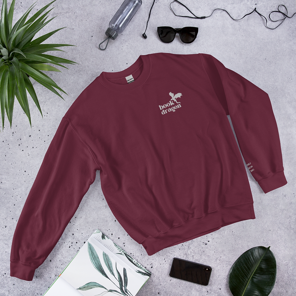 Thumbnail: Book Dragon Crewneck