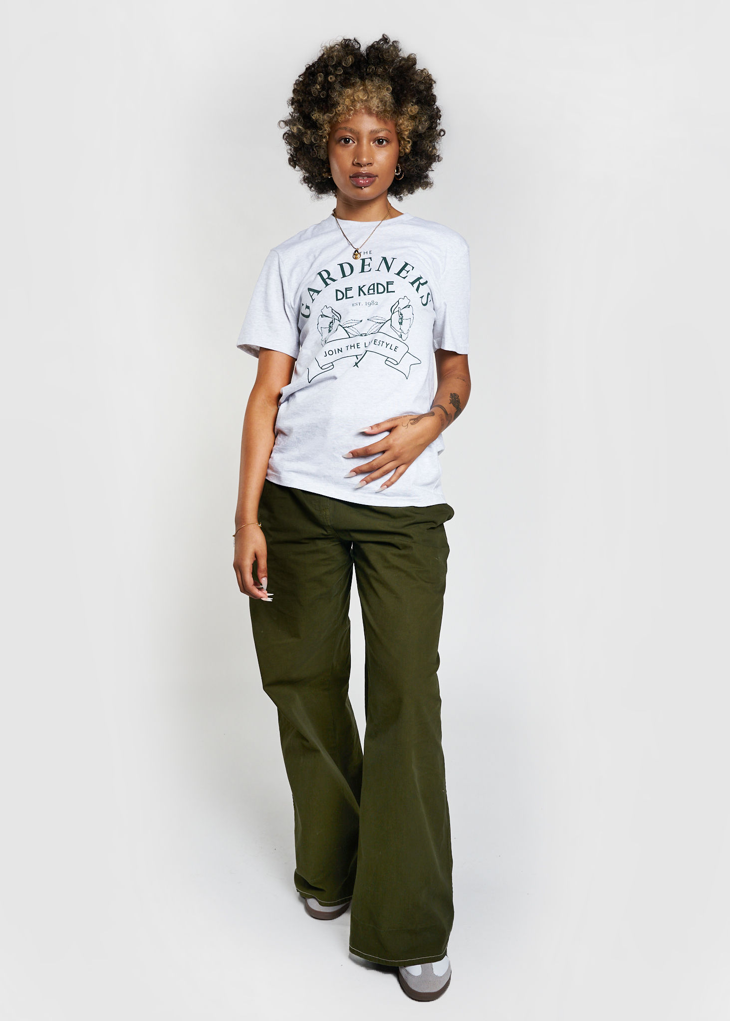 The Gardeners Logo T-shirt Cool Grey