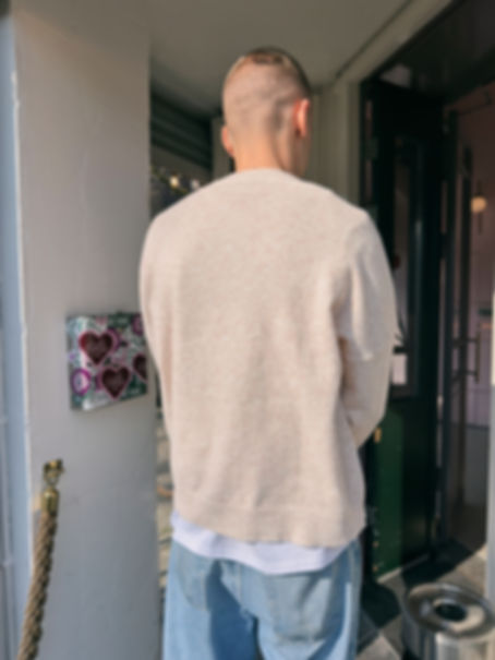 Flower Woven Crewneck