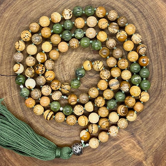 Can Jade_picture jasper_abundance_conenct to earth_hand knotted_mala ottawa_Canada_Quiet E