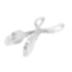 Thumbnail: 11.5" Salad Scissor Tongs