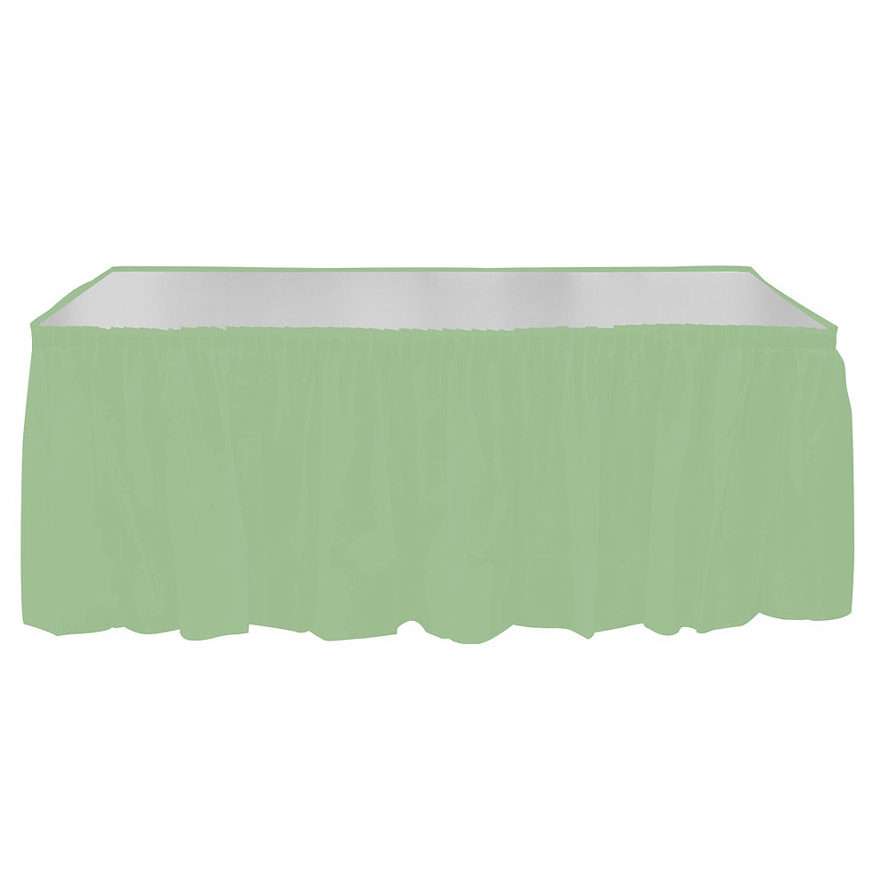 Thumbnail: 29" X 13' Self Adhesive Plastic Table Skirt