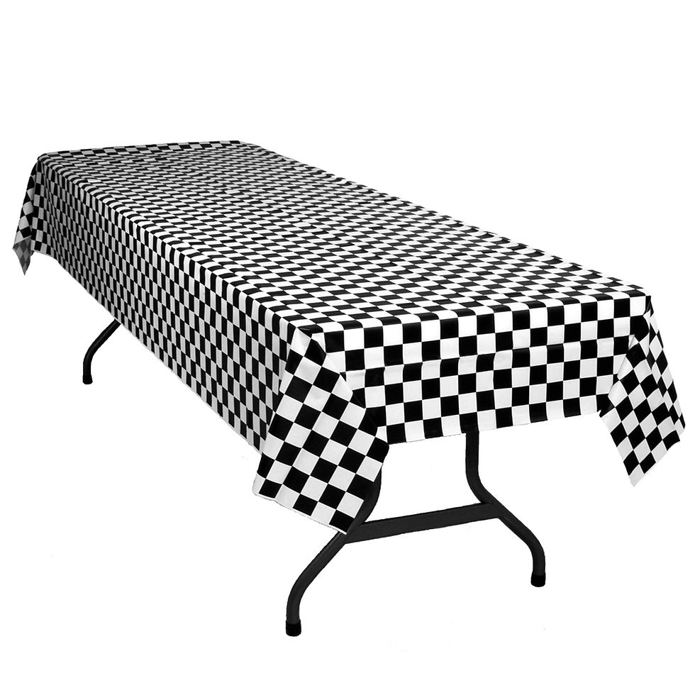 Thumbnail: 54" X 108" Printed Plastic Table Covers
