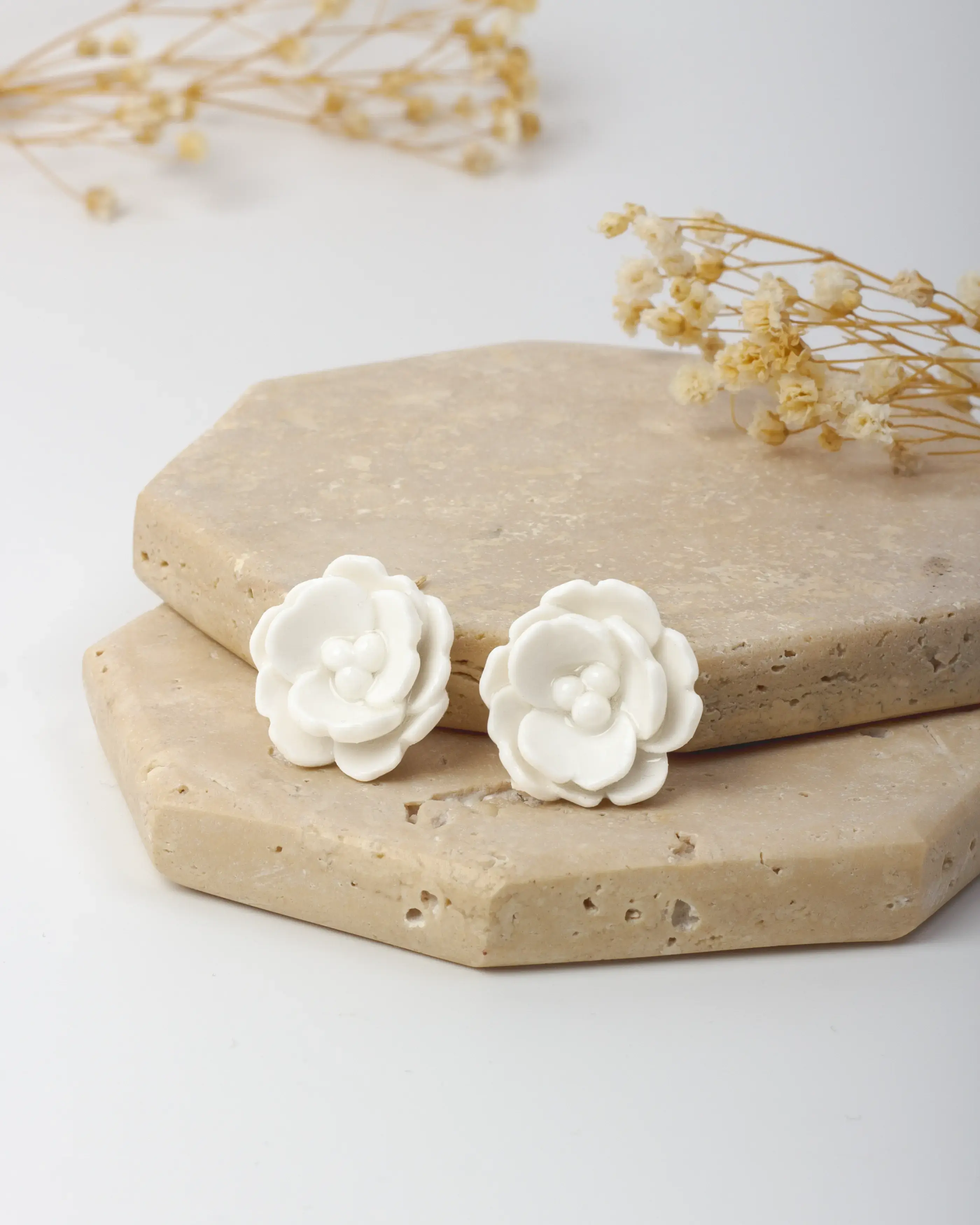 Camellia Bloom Küpe