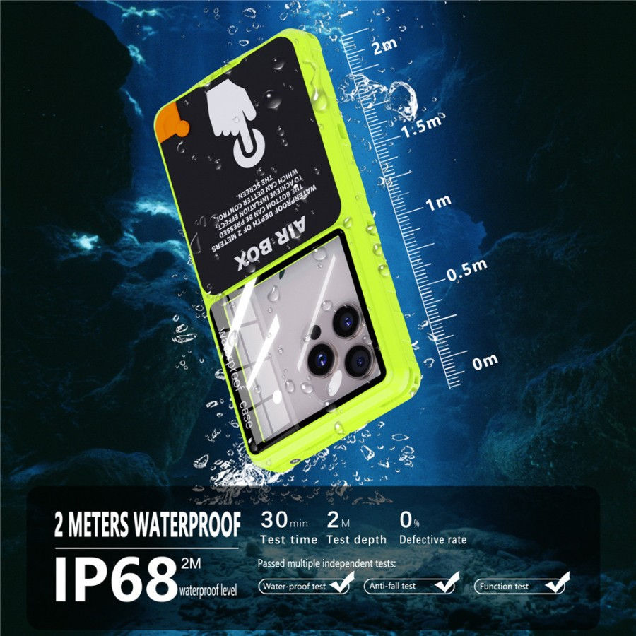 Thumbnail: Waterproof Case AIR BOX MAX 6.9 inchi Full Protection for Smartphone Universal