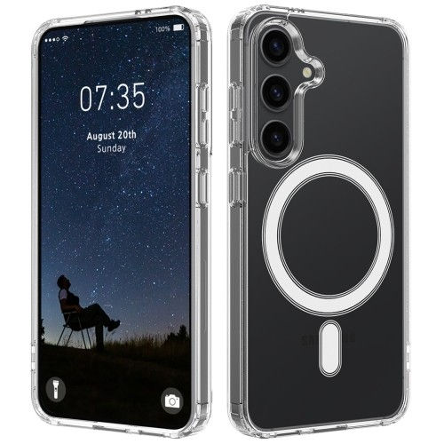 Thumbnail: Clear Case Magnetic Bumper Soft Casing for Samsung S24 Series
