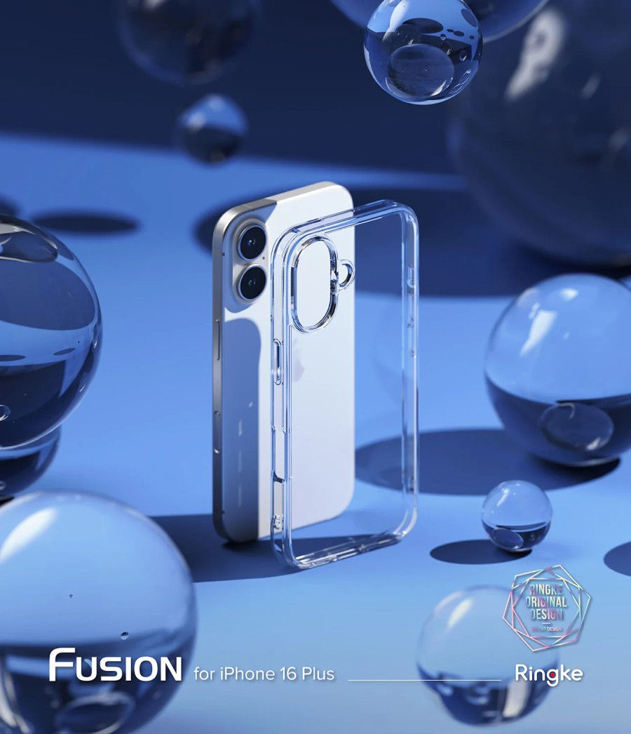 Thumbnail: Ringke Fusion Clear Case Iphone 16 / 16 PLUS / 16 PRO / 16 PRO MAX