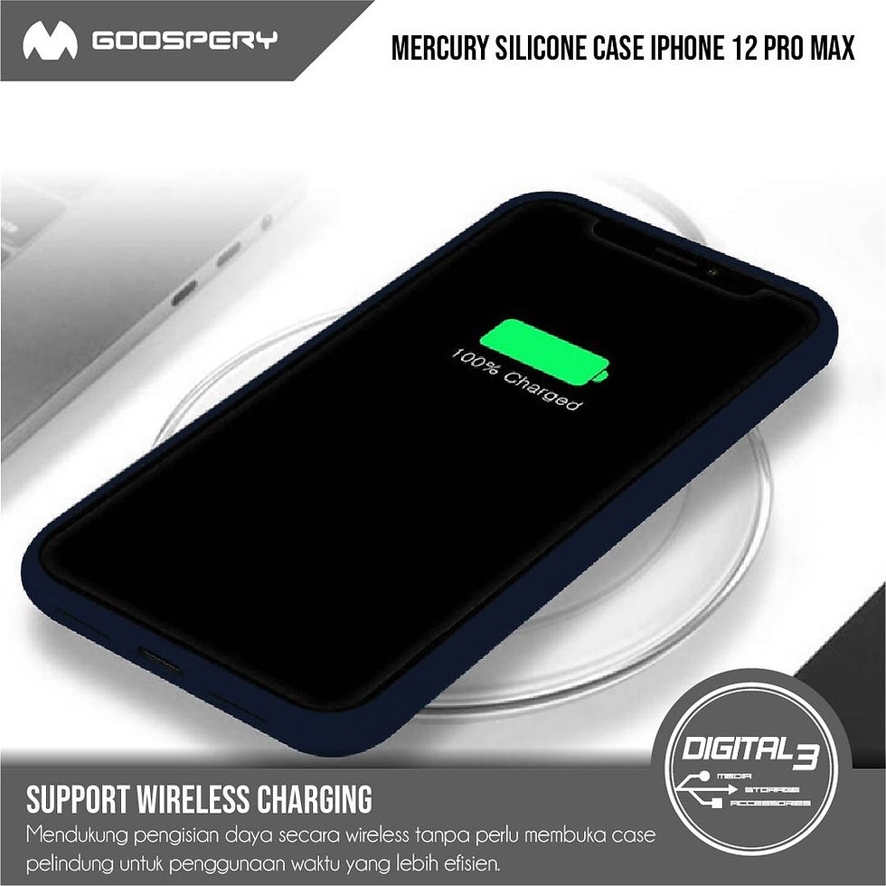 Thumbnail: Goospery Mercury Silicone Case Silikon Soft Casing Iphone 12 Pro Max