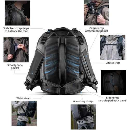 Thumbnail: Backpack Bag Ransel PGYTECH ONEMO 2 Tas DJI Drone + DSLR Camera Case 25L